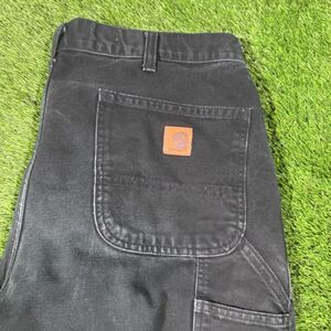 Carhartt B11 BLK Black Duck Canvas Work Pants Carpenter Utility Mens 36x36